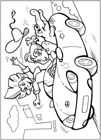 Незнайка раскраска