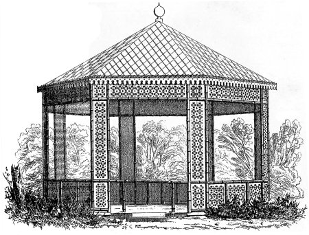 Беседки в графике