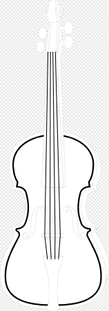 Контрабас раскраска