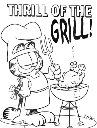 Повар трафарет для детей