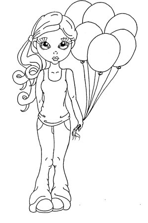 Маленькая красивая разукрашка для подростков