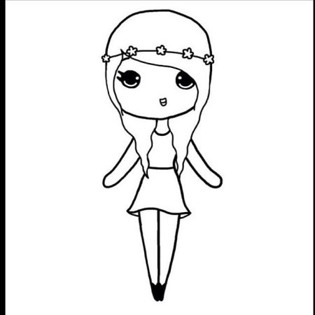 Раскраски для девочек для срисовки