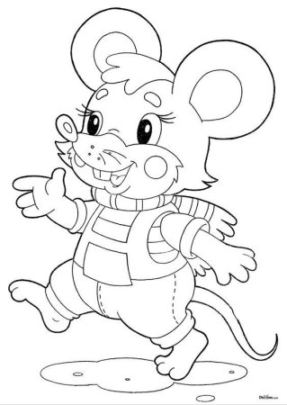 Зверюшки. Раскраска