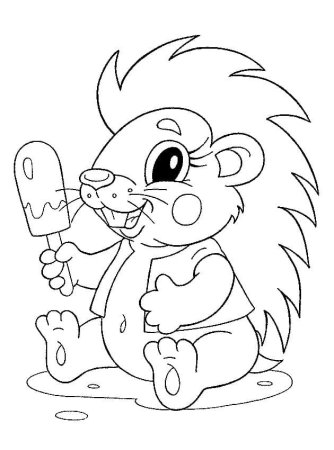 Зверюшки раскраски для детей