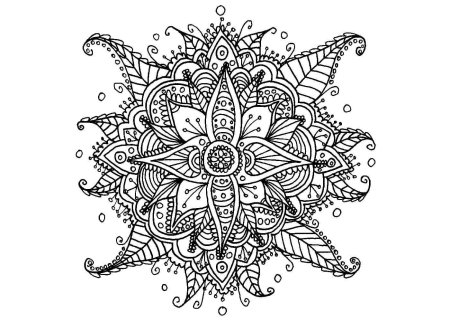 Разукрашки мандалы