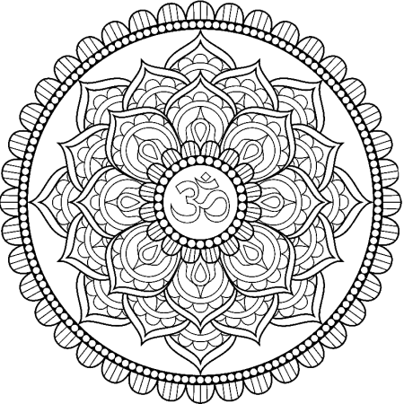 Мандала круглая