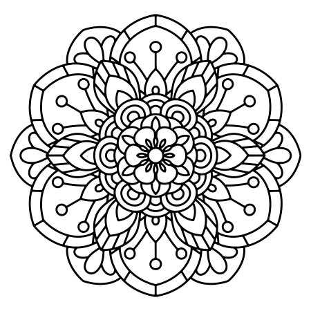 Восьмилепестковая Мандала