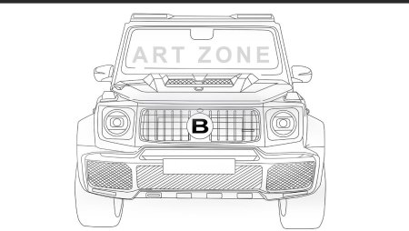 Mercedes g65 AMG чертежи