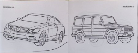 Раскраска Мерседес Гелендваген g63