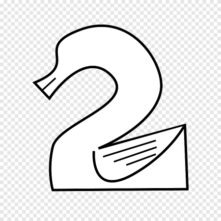 Раскраски весёлые цыфры