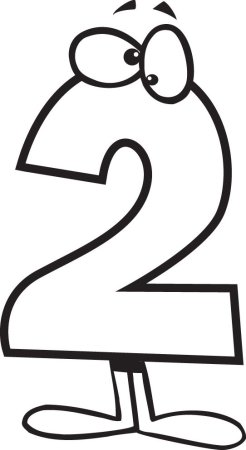 Веселые цифры раскраска для детей