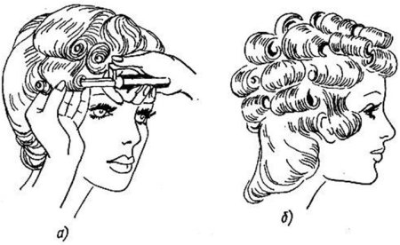 Способы накручивания прядей хим завивка