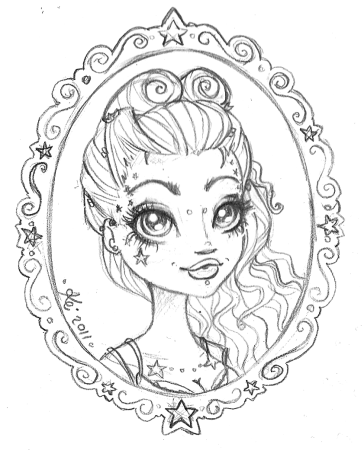 Раскраска в скетчбуке