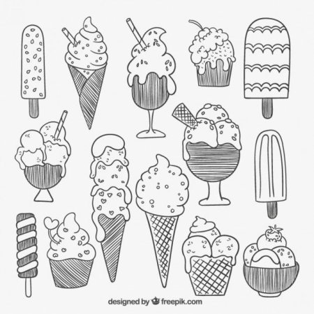 Черно белые Стикеры для скетчбука