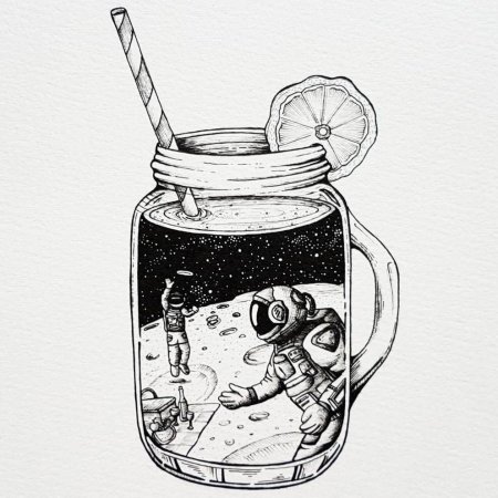 Эскизы для скетчбука