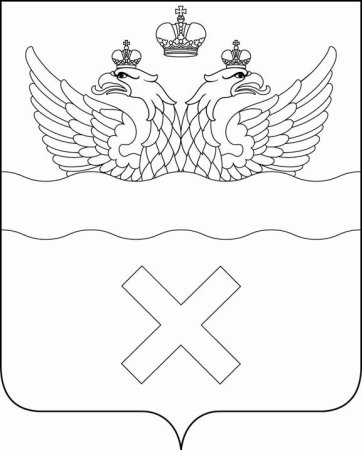 Герб Оренбурга черно белый