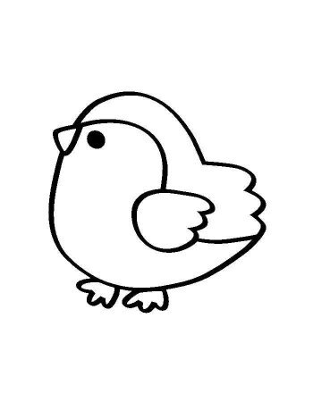 Разукрашки зимующие птицы синица