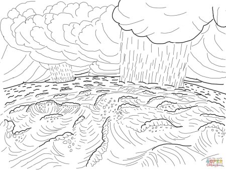 Творение мира раскраска