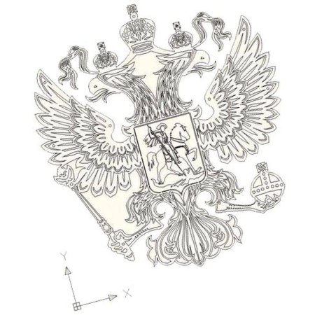 Герб и флаг России раскраска