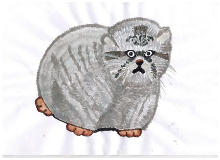 Раскраска черно белая Рысь