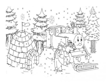 Раскраски новый год сложные