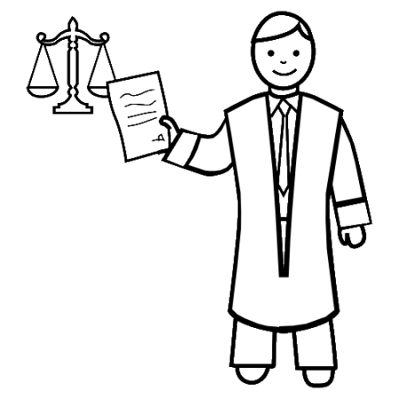 Профессия юрист рисунок