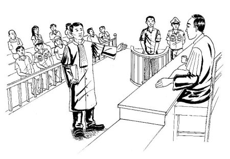 Юрист раскраска