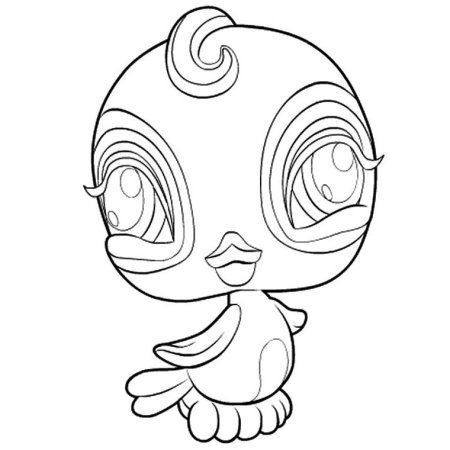 Раскраска Littlest Pet shop