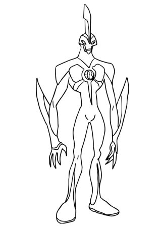 Бен 10 Омниверс раскраска