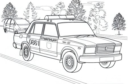 Урал 4320 раскраска