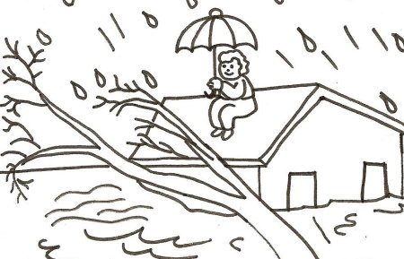 Раскраска Весна для детей