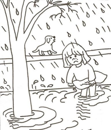 Ледоход раскраска