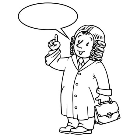 Бухгалтер раскраска