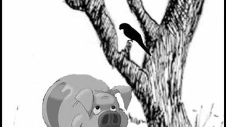 Иван Андреевич Крылов свинья под дубом иллюстрации