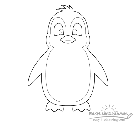 Красивый пингвин
