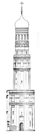 Рисунок колокольня ивана великого рисунок