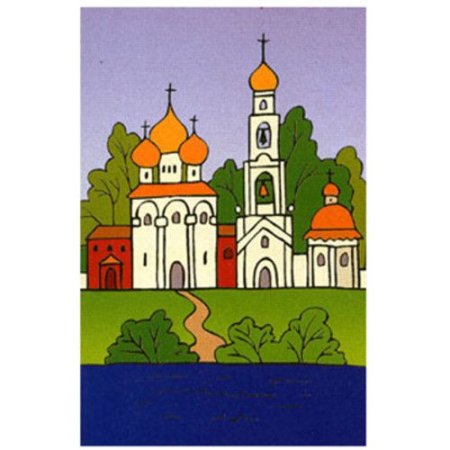 Колокольня рисунок для детей