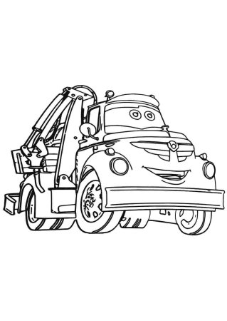 Раскраска автовоз