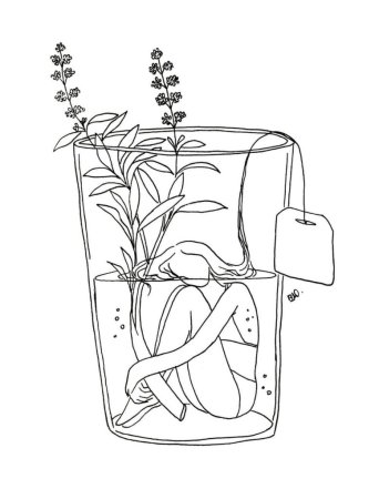 Раскраски Эстетика