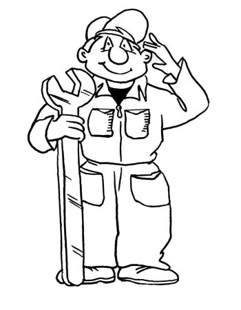 Раскраска. Профессии