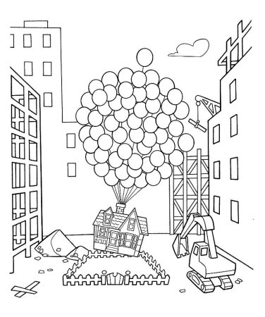 Вверх. Раскраска