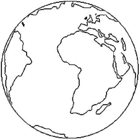 Планета земля раскраска для детей