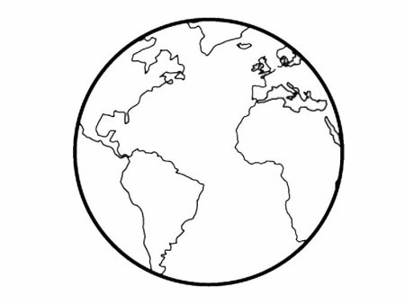 Планета земля раскраска