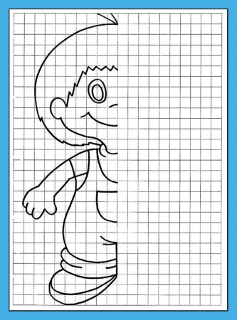 Раскраски в клеточку