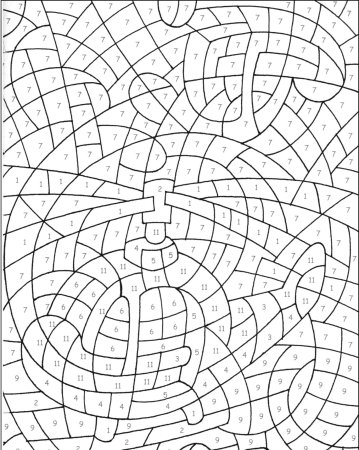 Раскраски в клеточку