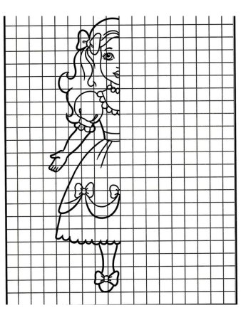 Рисунки по клеточкам