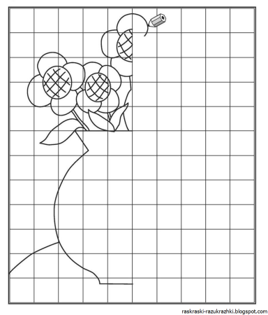 Раскраски в клеточку