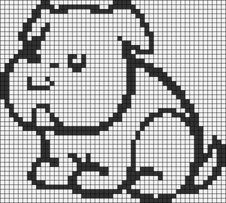 Рисунок по клеточкам для детей