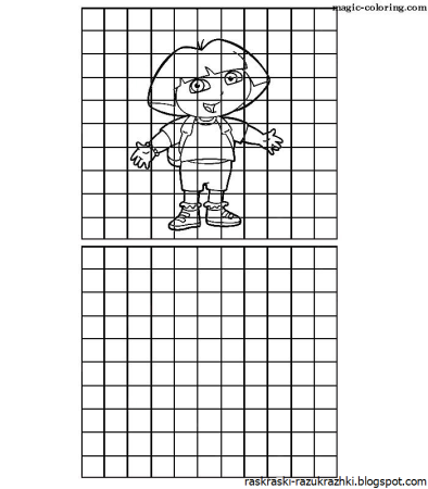 Симметричное рисование для детей