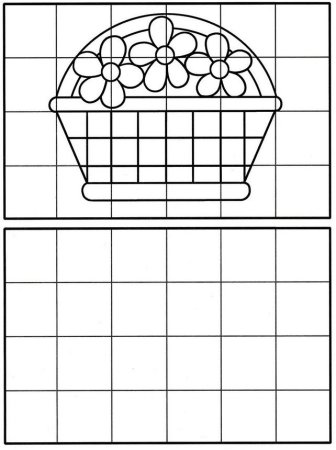 Рисунки по клеточкам закрашивать